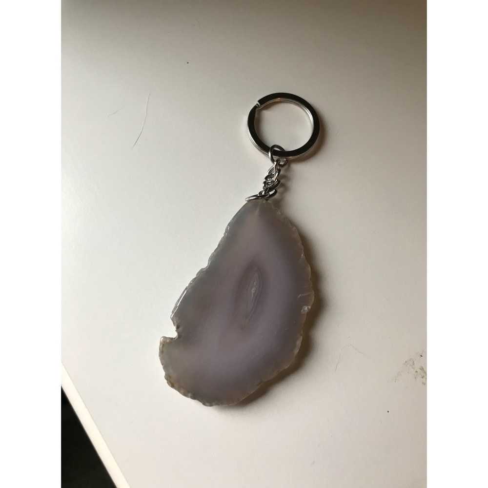 Agate Keychain